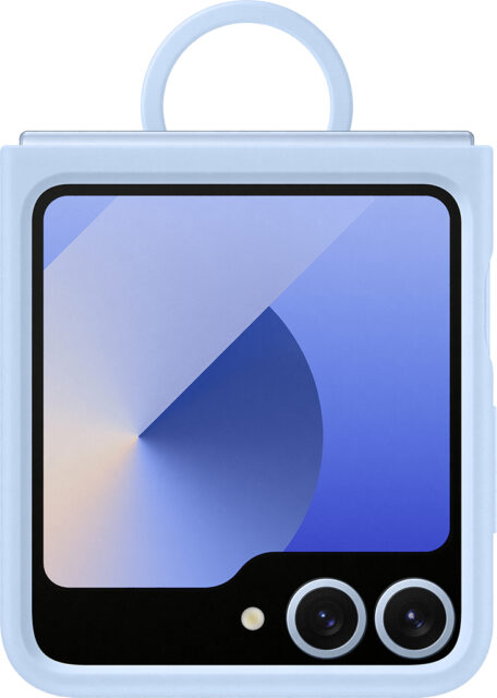 Клип-кейс Samsung Silicone для Galaxy Z Flip7 FE/Z Flip6 Синий