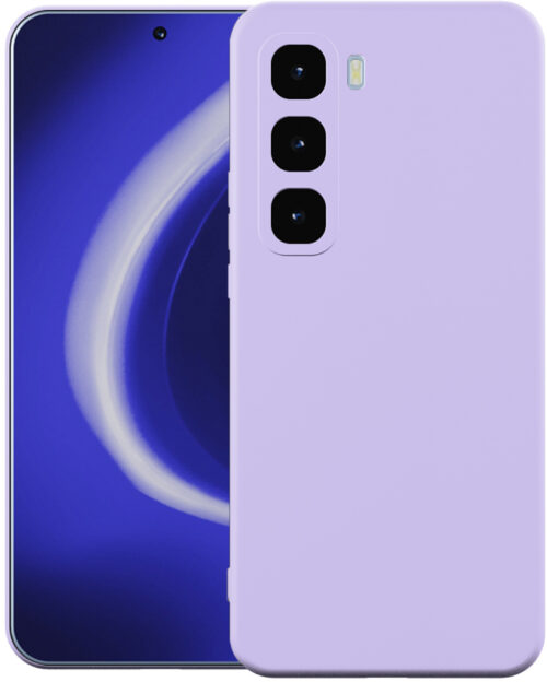 Клип-кейс Krutoff Silicone для Infinix Hot 60 Pro+ Фиолетовый