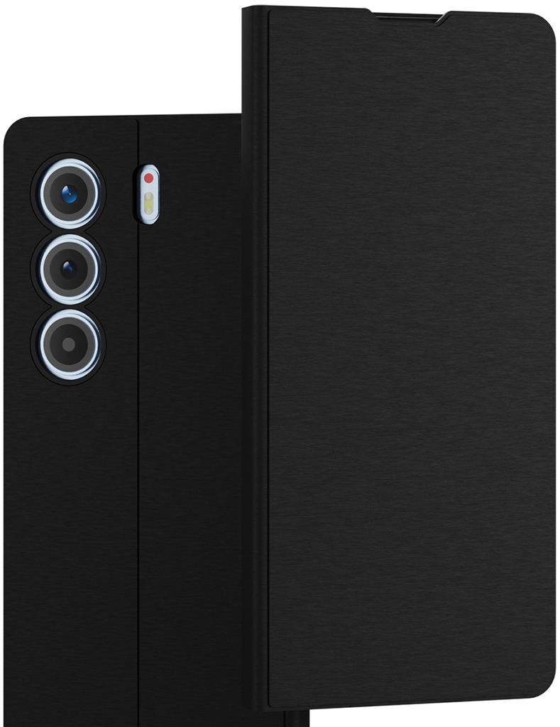 Чехол-книжка Krutoff Magnet для TECNO Camon 40 Чёрный