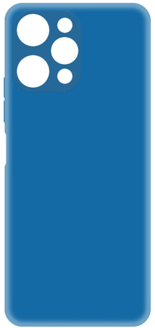 Клип-кейс Krutoff Silicone для Xiaomi REDMI 12 Синий