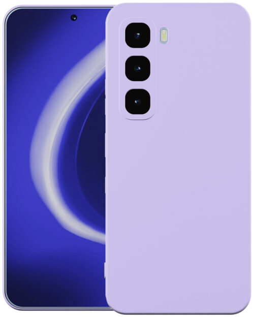Клип-кейс Krutoff Silicone для Infinix Hot 60 Pro Фиолетовый