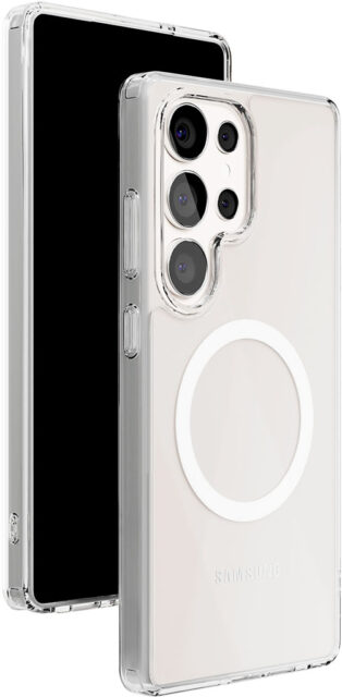 Клип-кейс VLP Lite Airс MagSafe для Samsung Galaxy S25 Ultra Прозрачный