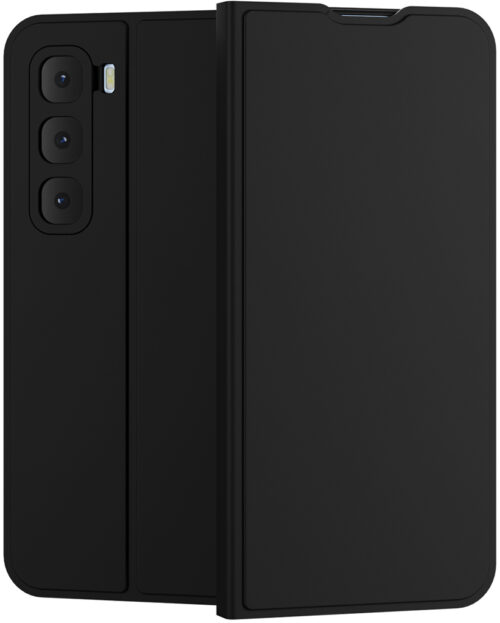Чехол-книжка Krutoff Magnet для Infinix Hot 60 Pro Чёрный