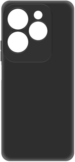 Клип-кейс Krutoff Soft для Infinix HOT 40/HOT 40 Pro Чёрный