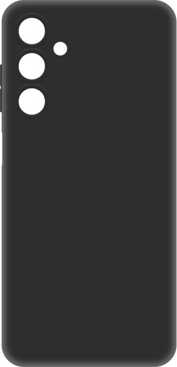 Клип-кейс Krutoff Soft для Samsung Galaxy A25 Чёрный