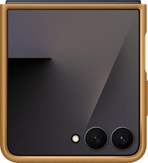 Клип-кейс Samsung Kindsuit Z Flip7 Песочно-коричневый