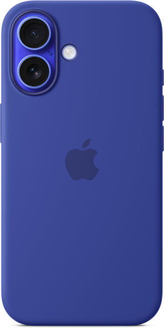 Клип-кейс Apple Silicone с MagSafe для Apple iPhone 16 Синий