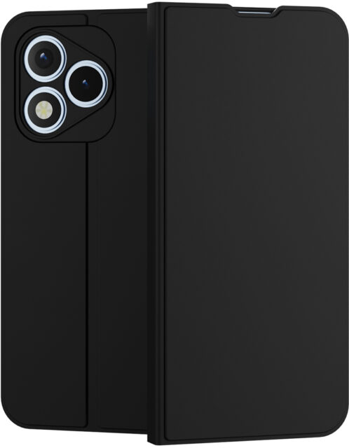 Чехол-книжка Krutoff Magnet для Honor 400 Lite Чёрный