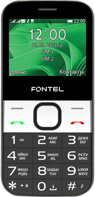 Мобильный телефон Fontel SP230 Чёрный