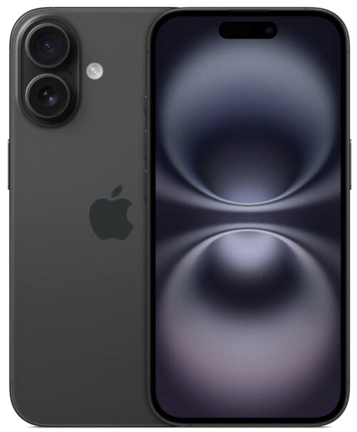 Смартфон Apple iPhone 16 128 ГБ MYEV3CH/A Чёрный (nanoSIM+nanoSIM, без RuStore)