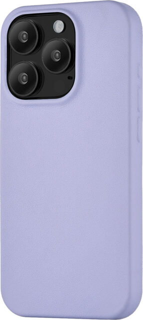 Клип-кейс uBear Capital Leather для Apple iPhone 15 Pro Фиолетовый