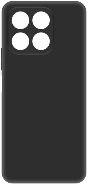 Клип-кейс Krutoff Soft для HONOR X6b Чёрный