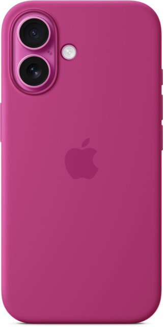 Клип-кейс Apple Silicone с MagSafe для Apple iPhone 16 Розовый