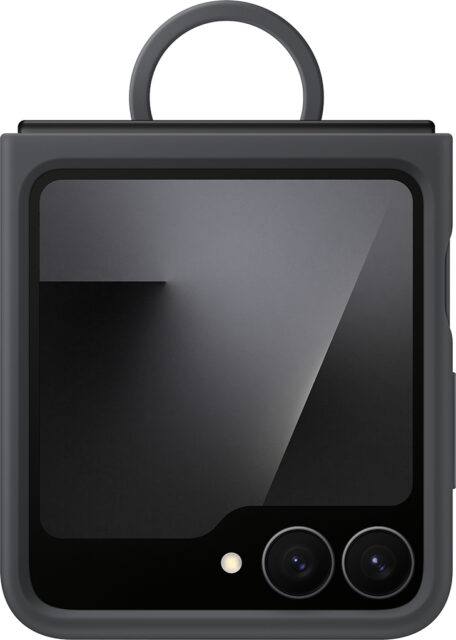 Клип-кейс Samsung Silicone Z Flip7 FE/Z Flip6 Чёрный