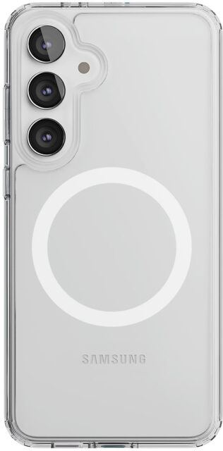 Клип-кейс VLP Air MagSafe для Samsung Galaxy S24 FE Прозрачный