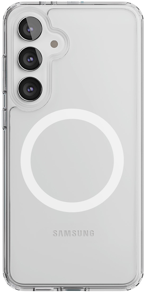 Клип-кейс VLP Air MagSafe для Samsung Galaxy S24 FE Прозрачный