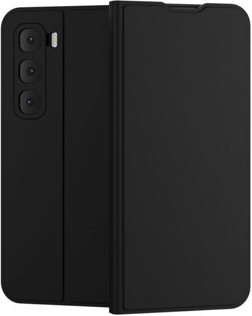 Чехол-книжка Krutoff Magnet для Infinix Hot 60 Pro+ Чёрный