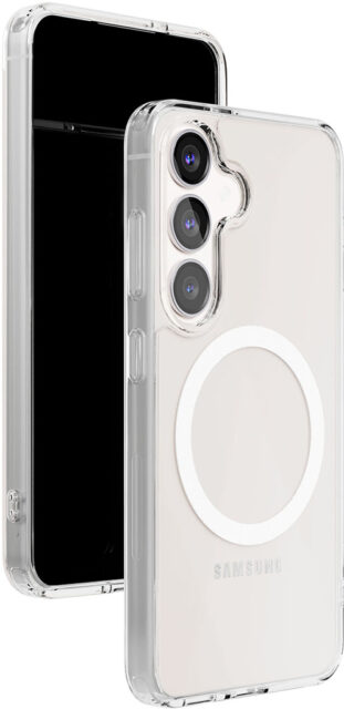 Клип-кейс VLP Lite Airс MagSafe для Samsung Galaxy S25 Прозрачный