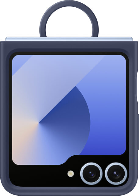 Клип-кейс Samsung Silicone Z Flip7 FE/Z Flip6 Тёмно-синий