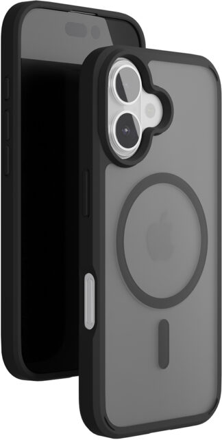 Клип-кейс VLP Haze для Apple iPhone 16 с MagSafe прозрачно-Чёрный