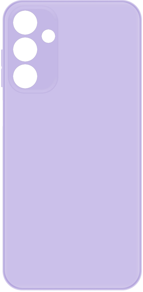 Клип-кейс Krutoff Silicone для Samsung Galaxy A15/M15 Фиолетовый
