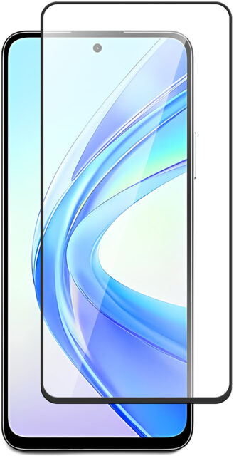 Защитное стекло BoraSCO для HONOR X7b с чёрной рамкой