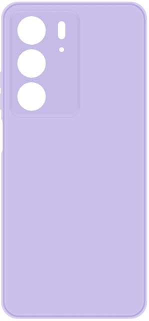 Клип-кейс Krutoff Silicone для realme C75 Фиолетовый
