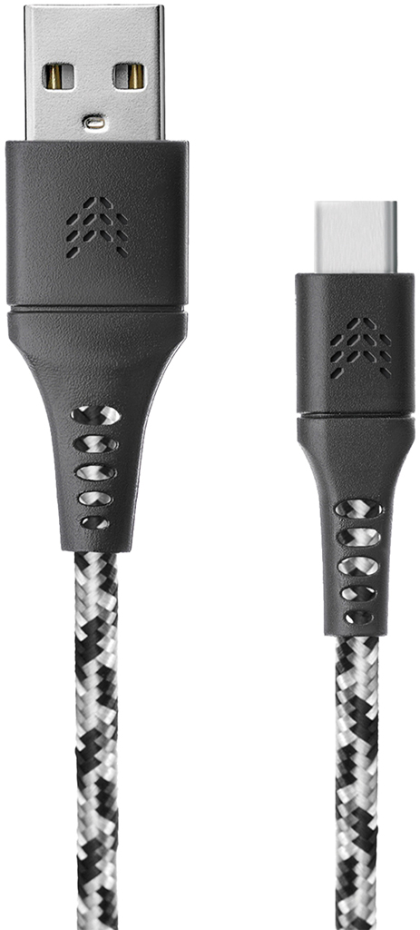 Кабель Rocket Contact USB / USB-C 1 м Чёрный/Белый