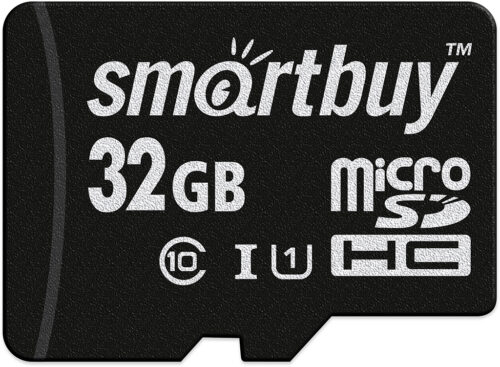 Карта памяти SmartBuy microSDHC UHS-I 32 ГБ без адаптера