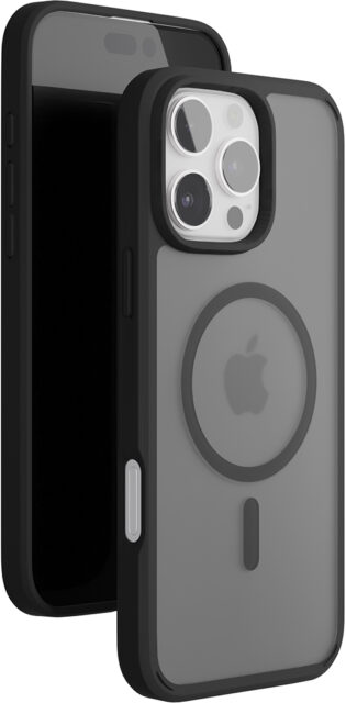 Клип-кейс VLP Haze для Apple iPhone 16 Pro с MagSafe прозрачно-Чёрный
