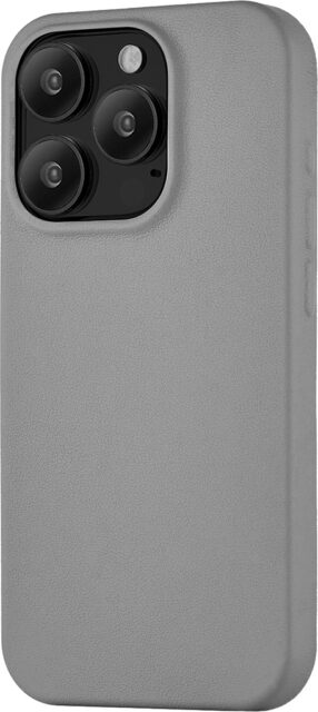 Клип-кейс uBear Capital Leather для Apple iPhone 15 Pro Серый