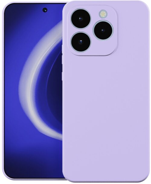 Клип-кейс Krutoff Silicone для realme 15T 5G Фиолетовый