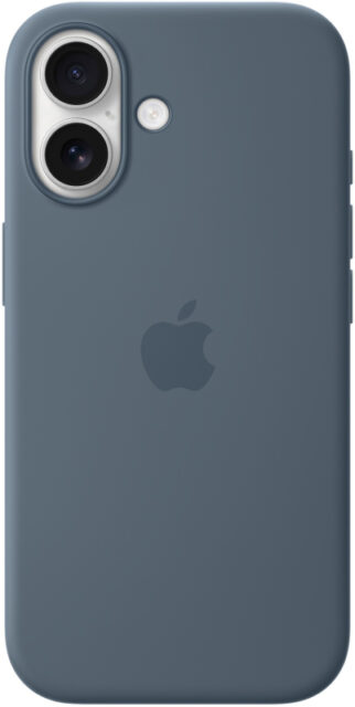 Клип-кейс Apple Silicone с MagSafe для Apple iPhone 17 Синий