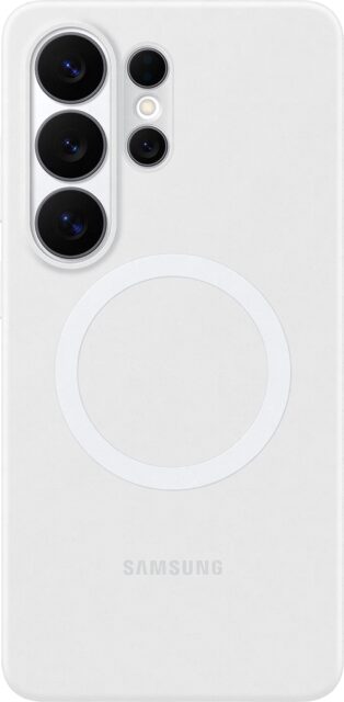 Клип-кейс Samsung Silicone Magnet для Galaxy S26 Ultra Белый