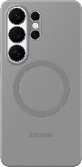 Клип-кейс Samsung Silicone Magnet для Galaxy S26 Ultra Серый