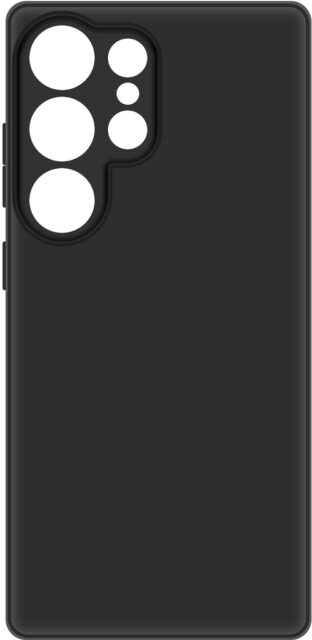 Клип-кейс Krutoff Silicone для Samsung Galaxy S25 Ultra Чёрный