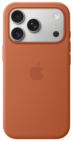 Клип-кейс Apple Silicone с MagSafe для Apple iPhone 17 Pro Коричневый