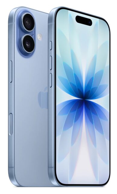 Смартфон Apple iPhone 17 256 ГБ «Туманно-голубой» (только eSIM, без RuStore)