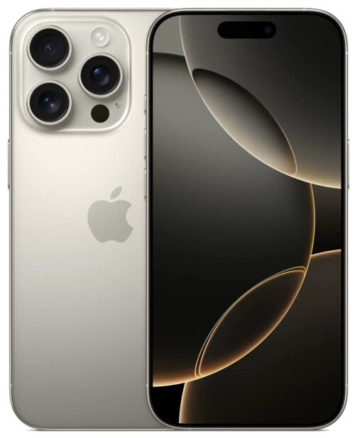 Смартфон Apple iPhone 16 Pro 128 ГБ «Натуральный титан» (nanoSIM+nanoSIM, без RuStore)
