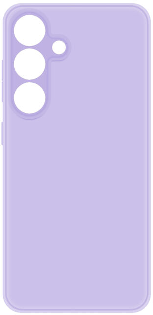 Клип-кейс Krutoff Silicone для Samsung Galaxy S25 Фиолетовый