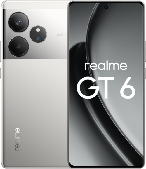 Смартфон realme GT 6 16/512 ГБ Серебристый
