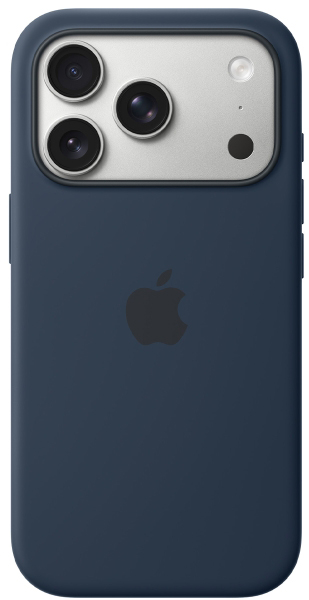 Клип-кейс Apple Silicone с MagSafe для Apple iPhone 17 Pro Чёрный