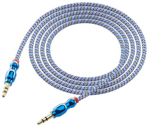 Кабель Red Line FibraX mini-jack / mini-jack 1 м Голубой
