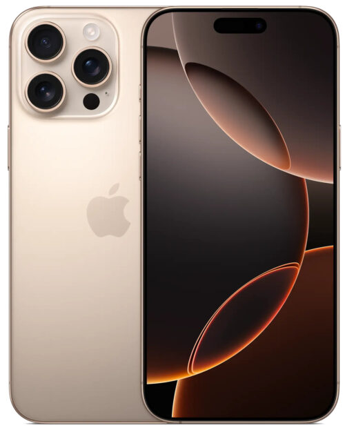 Смартфон Apple iPhone 16 Pro Max 256 ГБ MYWJ3AH/A «Пустынный титан» (nanoSIM+eSIM, без RuStore)