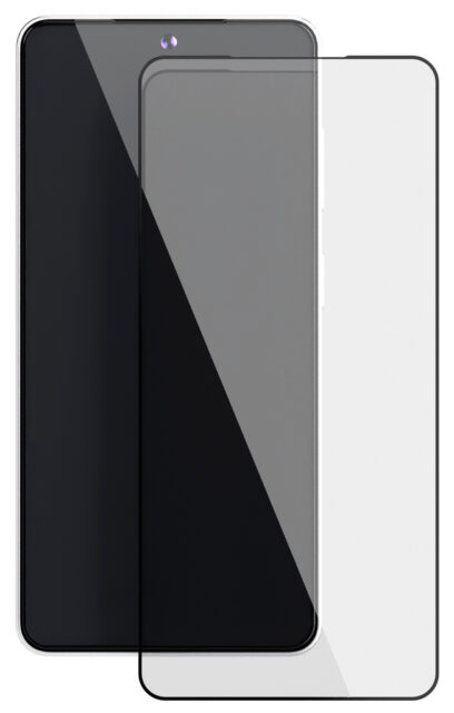 Защитное стекло VLP A-Glass для Samsung Galaxy S26 с чёрной рамкой