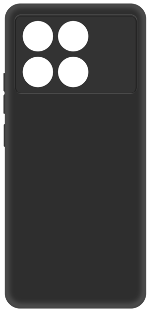 Клип-кейс Krutoff Soft для Xiaomi POCO X6 Pro Чёрный